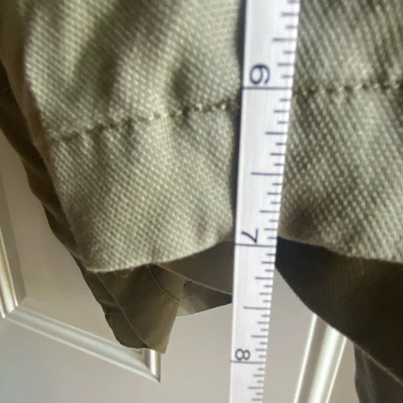 Talbots NWT Sage Green Flat Front Utility Pull On Shorts Athleisure Boho Sz 2X - Picture 9 of 10
